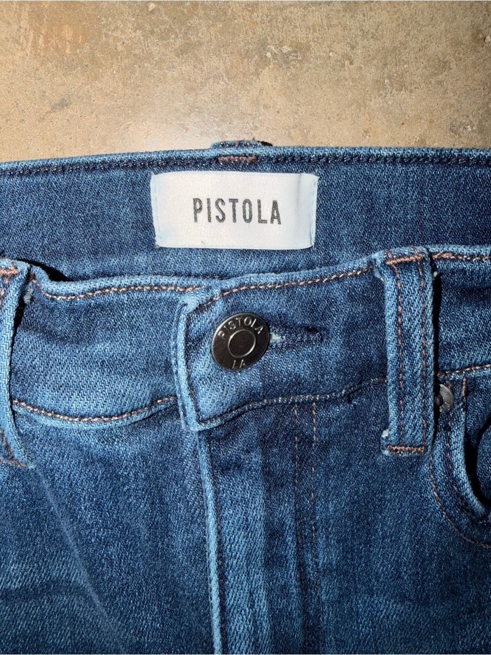 Pistola High Rise Skinny Jeans Dark Wash Stretch Denim Size 27 NWOT - Picture 2 of 14